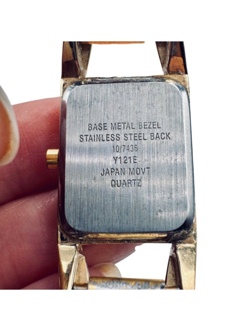 Vintage Anne Klein Watch Gold Tone Speidel Band 1990s Classic Regency Needs Batt - Picture 2 of 6